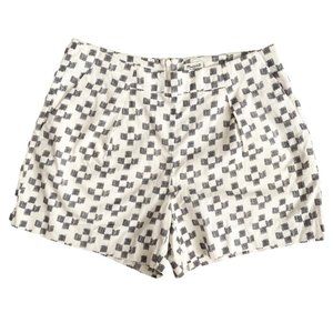 Madewell Checkered Deck Shorts in Crosshatch Ikat